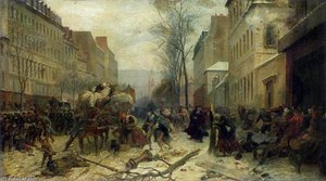 Bombardment Of Paris — Henri Félix Emmanuel Philippoteaux
