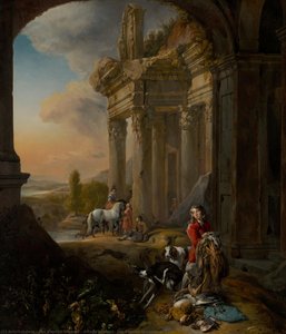 After the Hunt, Jan Baptist Weenix, c. 1656