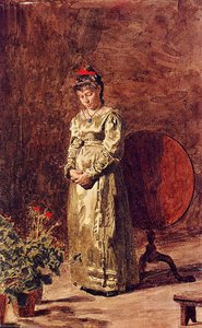 Young Girl Meditating — Thomas Eakins