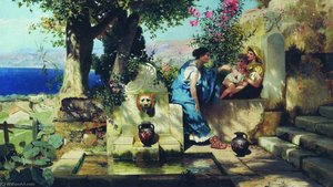 A Mischievous Boy — Hendryk Siemiradzki
