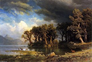 The Coming Storm — Albert Bierstadt, Hudson River School