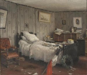 Chambre Mortuaire De Leon Gambetta.1882 — Jean Charles Cazin