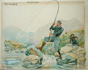 Angling — George Derville Rowlandson