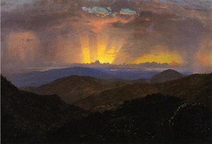 Sunset, Jamaica, Study For The After Glow — Frederic Edwin Church