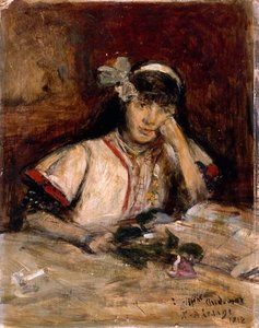 Portrait De Mademoiselle Audemar — Lesage Pierre Alexis