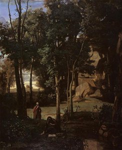 Democritus And The Abderites — Žan-batist Kamil Korote, Romantic Landscape