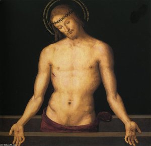 Christ On The Sarcophagus — Vannucci Pietro (le Perugin)
