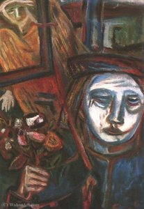 Self Portrait With An Angel Shooting Through — Gyula Hincz