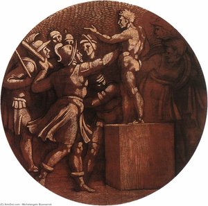 Medallion (13) — Michelangelo Buonarroti