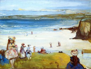 The Sands, Newquay — Charles Edward Conder