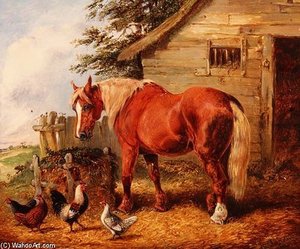 Outside The Stable — Henry Thomas Alken