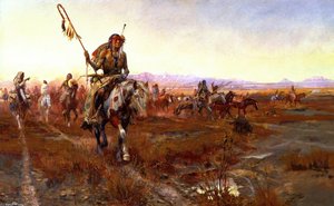 The Medicine Man [no. 2] — Charles Marion Russell, Romanticism