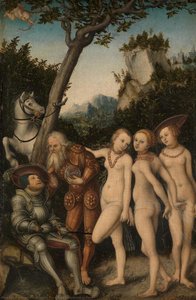 El Juicio De Paris — Lucas Cranach El Viejo, Obra Maestra Del Renacimiento