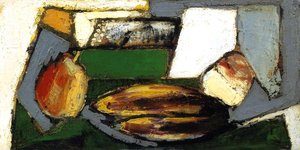 Cubist Still Life With Pears And Bananas — Alfred Henry Maurer