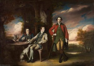 The Honourable Henry Fane With Inigo Jones And Charles Blair — Sir Joshua Reynolds