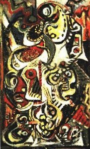 Masked Image — Paul Jackson Pollock