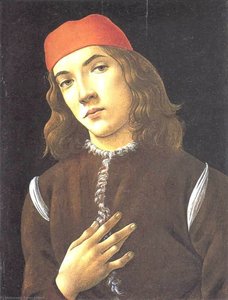 Portrait Of A Young Man 2 — Sandro Botticelli, Early Renaissance
