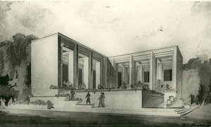 Design for Café-Restaurant, Paris World Fair