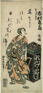 Ichimura Kamezô In The Role Of Tachibanaya Hikosô — Suzuki Harunobu