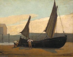 Drying The Sails — Bertram Nicholls