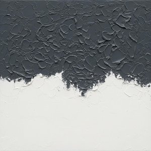 Monolithische Schatten Und Der Zerklüftete Rand Eines Stillen Urzeitlichen Horizonts — David Moreau, Gips- & Texturkunst