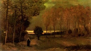 Herbstlandschaft In Der Dämmerung — Vincent Willem Van Gogh