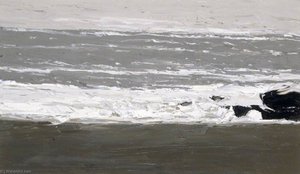 Storm, Porth Cwyfan — John Kyffin Williams