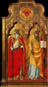Saint Benoît Et Saint Pierre — Agnolo Gaddi