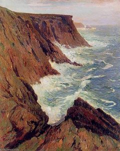 La Cote Sauvage Croix — Henri Moret