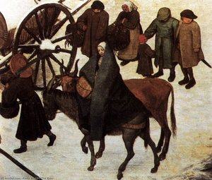 El Censo De Betleém (detalle) — Pieter Bruegel El Viejo