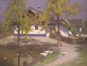 A Slav Cottage At Kalocsa — Adrian Scott Stokes