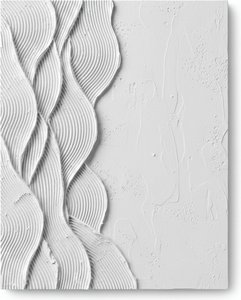 Monolithic Alabaster Rhythms: A Singular Study In Sculptural Relief And Serene Texture — David Moreau