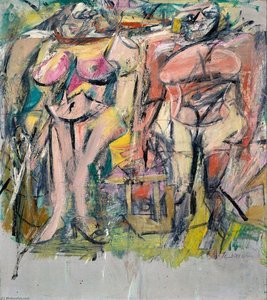 Two Women In The Country — Willem De Kooning, Abstract Expressionism