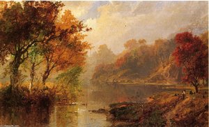 Autumn Landscape 1 — Jasper Francis Cropsey, Hudson River School