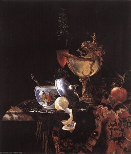 Still-life With A Nautilus Cup — Willem Kalf, Baroque