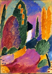 Variation: Whitsun Morning (sunday Group) — Alexej Von Jawlensky, Expressionism