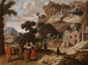 Ruth Decides With Naomi To Bethlehem To Draw — Jacob Symonsz Pynas