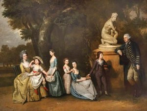The Mathew Family At Felix Hall, Kelvedon, Essex — Johann Zoffany