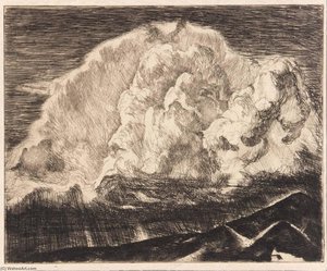 Mountains And Clouds — Howard Cook