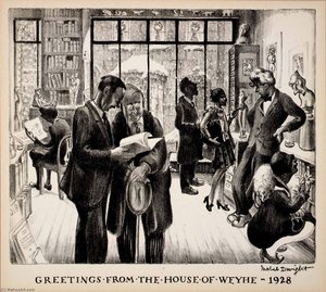 Greetings From The House Of Weyhe 1928 — Mabel Dwight
