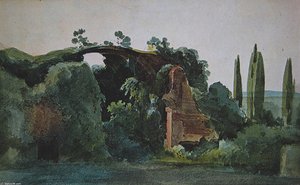 Ruinen Der Villa Hadriana Bei Tivoli