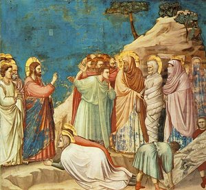 Scrovegni – [25] – Das Erheben Des Lazaretts — Giotto Di Bondone, Proto-renaissance