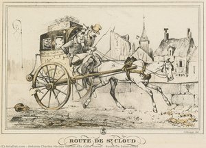 Route De Saint-cloud — Karle Vernet