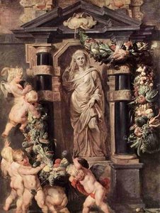 The Statue Of Ceres — Peter Paul Rubens, Baroque Dramatic Lighting