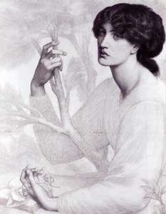 The Day Dream - Study — Dante Gabriel Rossetti