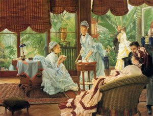 In The Conservatory (also Known As The Rivals) — Jacques Joseph Tissot