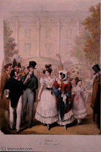 The Palais Royal, C.1815 — George Emmanuel Opitz