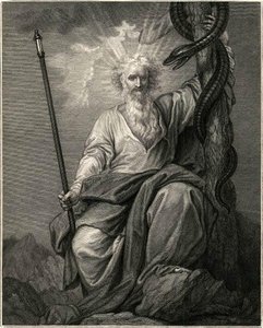Moses Showing The Brazen Serpent — Benjamin West, Neo-classicism