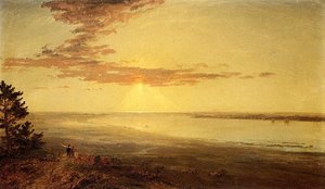 View Of The Hudson — Jasper Francis Cropsey