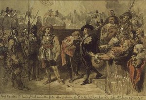 Charles I Leaving Westminster Hall — John Gilbert